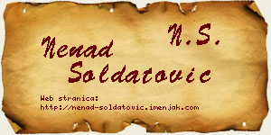 Nenad Soldatović vizit kartica